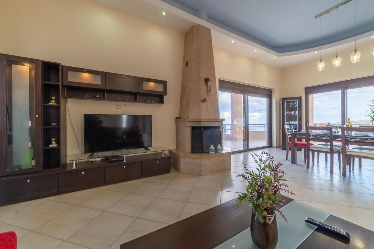 Deluxe Villa Kamba With Sea View Aptera エクステリア 写真
